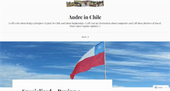 Desktop Screenshot of andreinchile.com